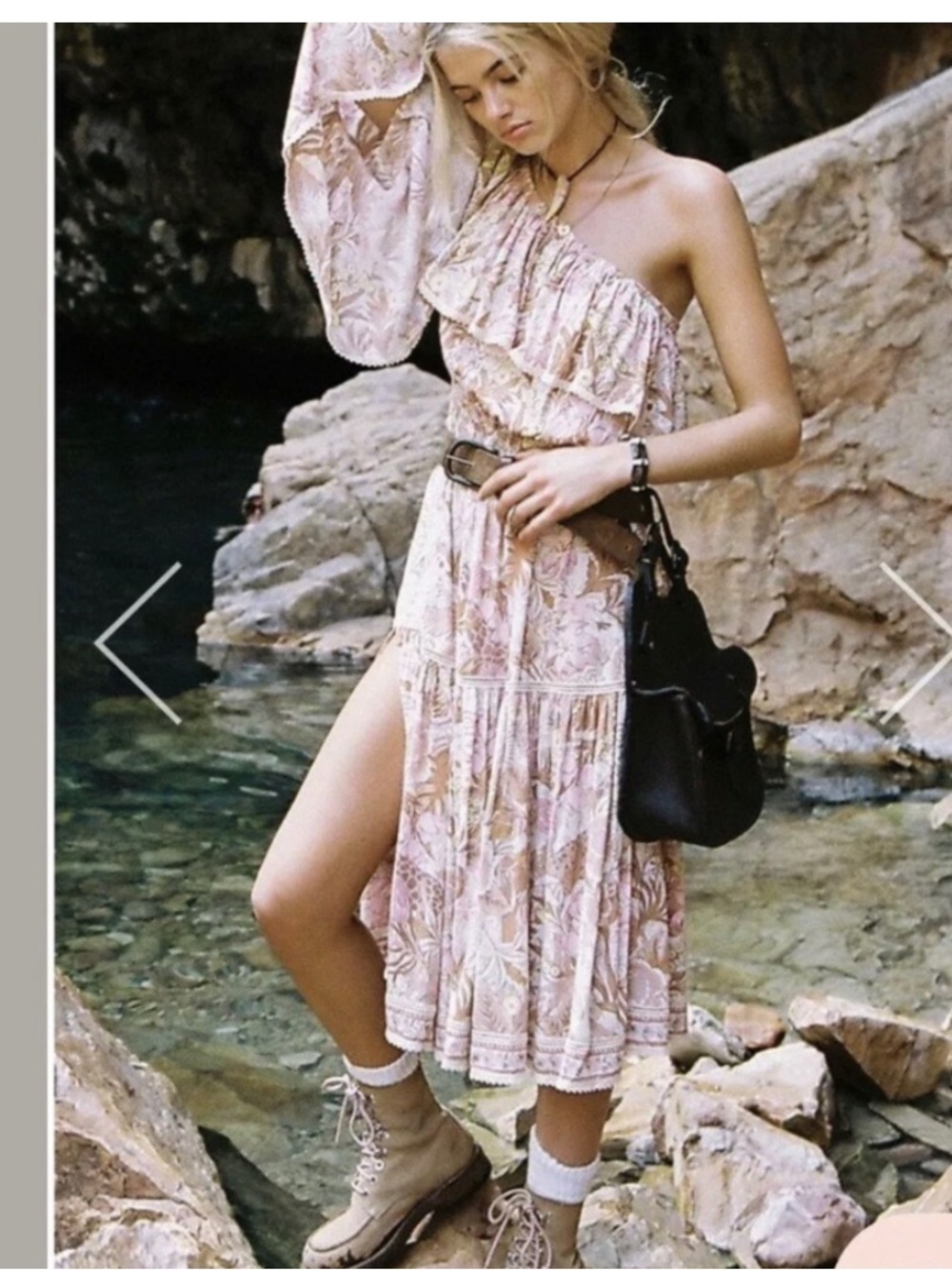 Spell nwot jungle one shoulder dress Xs never worn